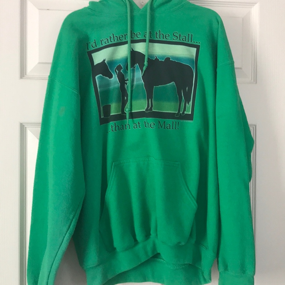 Green Horse Hoodie